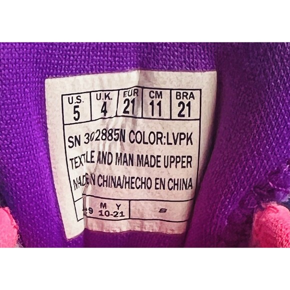 Skechers Steps 2.0 Easy Peasy Toddler Girls Shoes Size 5 Purple Lightweight - Picture 11 of 12
